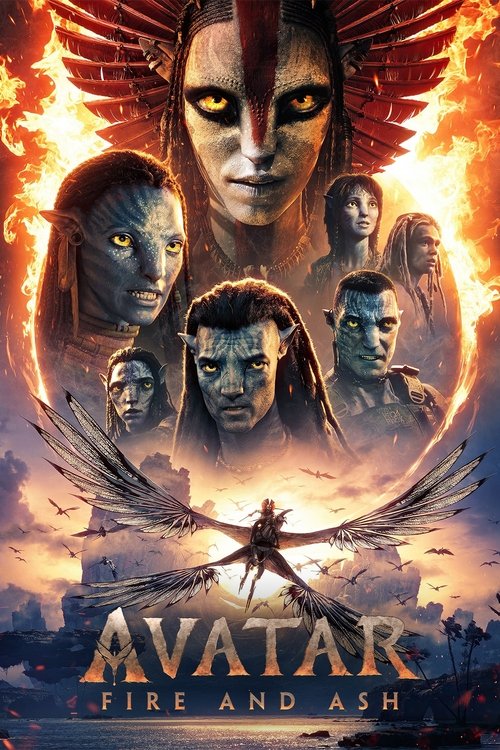 Official movie poster for Avatar: Fire and Ash