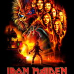 Official movie poster for Iron Maiden: Burning Ambition