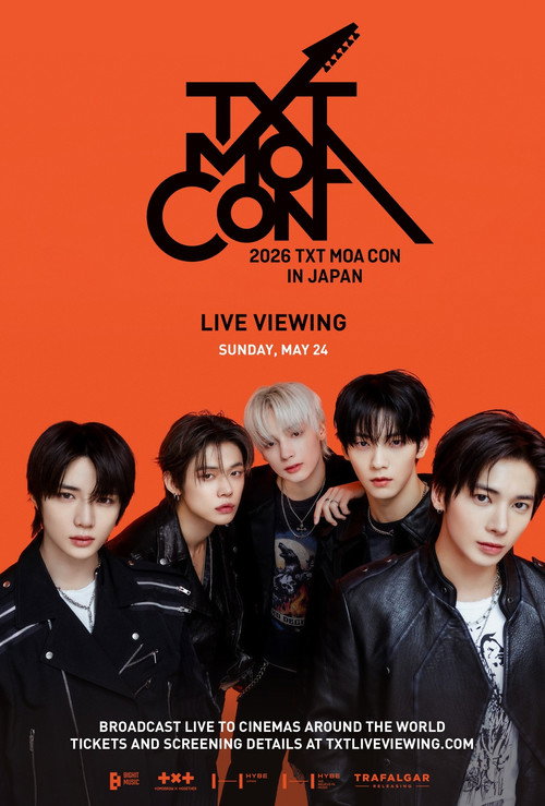 Official movie poster for 2026 TXT Moa Con in Japan: Live Viewing