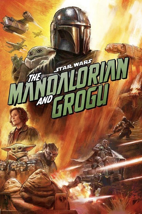 Official movie poster for Star Wars: The Mandalorian and Grogu